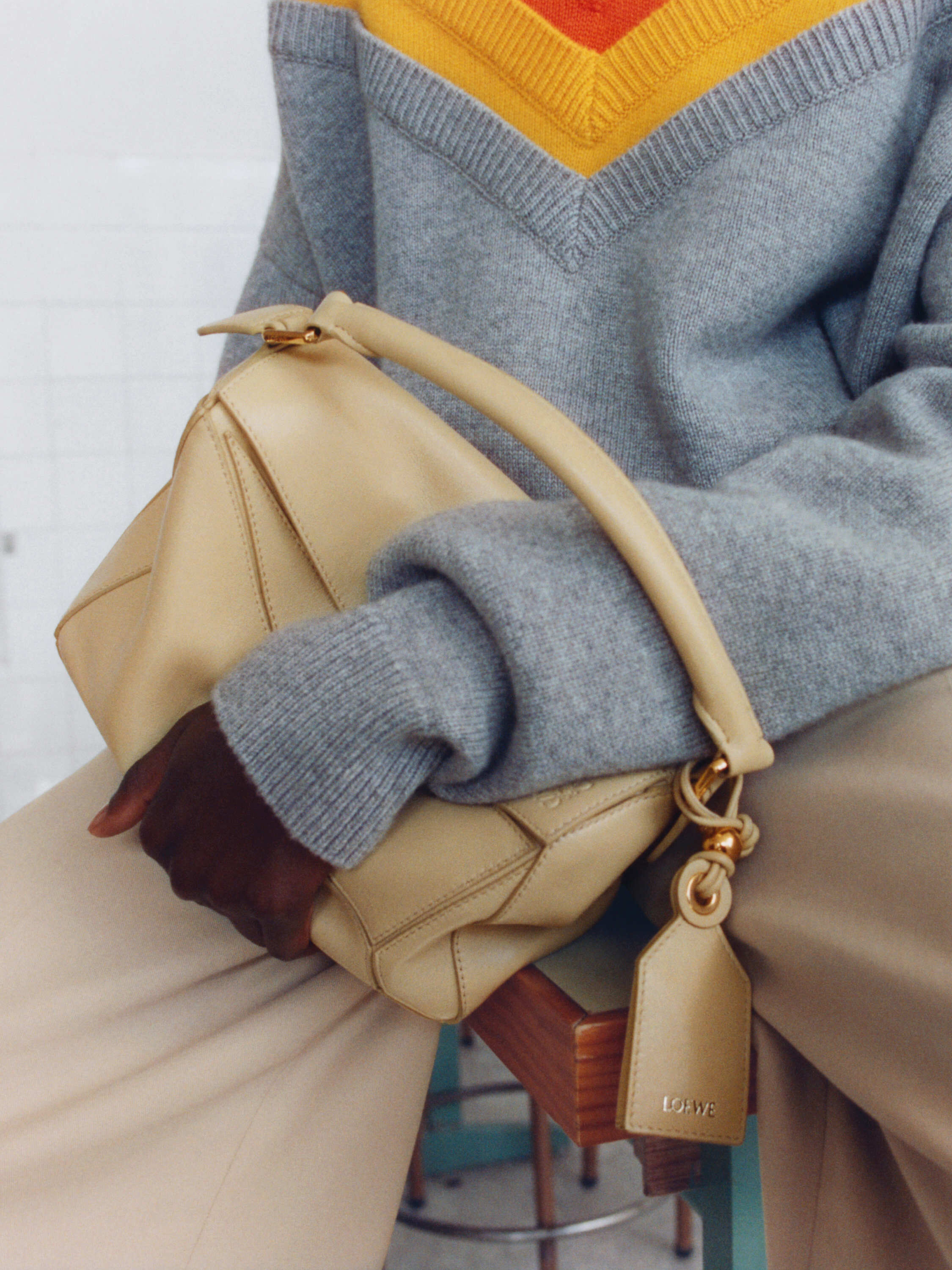 LOEWE チェック柄バッグ❤️りちゃさん専用❤️ Introducing a